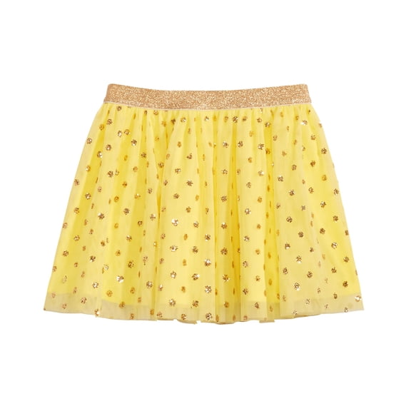 Epic Threads Toddler Girls Glitter Tulle Skirt Yellow Mellow 3T