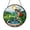 Acrylic 3.5 Inch, variant on Waterfall Stone Well Stained Glass Suncatcher – Scenic Window Art