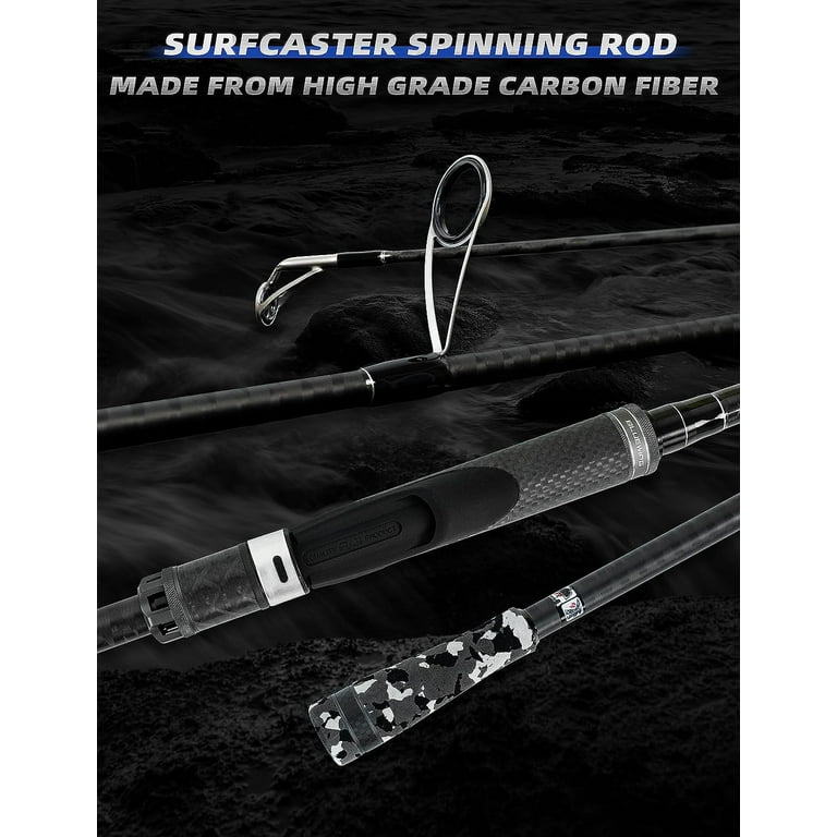 BLUEWING Surfcaster Spinning Rods Premium Carbon Fiber Fishing