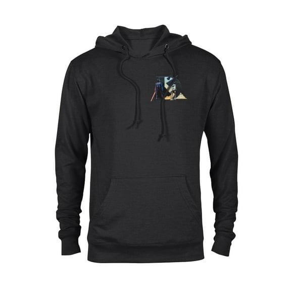 Star Wars Disney Alphabet Monogram Letter D for Darth Vader - Pullover Hoodie for Adults - Customized-Black
