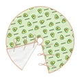 thumbnail image 3 of Kll Green Avocado Christmas Tree Skirt 30",Party Decorations Farmhouse For Christmas Decorations Holiday Party, 3 of 8
