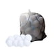 thumbnail image 4 of 60 piezas bolas de nieve falsas blancas bolas de lucha de bolas de nieve juguetes de nieve falsos de 2 pulgadas bolas de nieve artificiales para lanza, 4 of 9