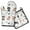 Cute Dogs, variant on Dog with Flowers Kitchen Oven Mitt and Pot Holder Sets 2 Pcs for Baking, Cooking and Grilling, Heat Resistant Up To 392 °F