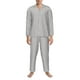 thumbnail image 3 of Balery Airplane Pijama para Hombre de Dos Piezas con Manga Larga, Conjunto de Dormir y Descanso Suave con Bolsillos-Large, 3 of 7