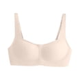 thumbnail image 1 of ManxiVoo Square Neck Strapless Bra For Full Bust Seamless Thin Cup Light Support Convertible Layering Top XXL Size White, 1 of 8
