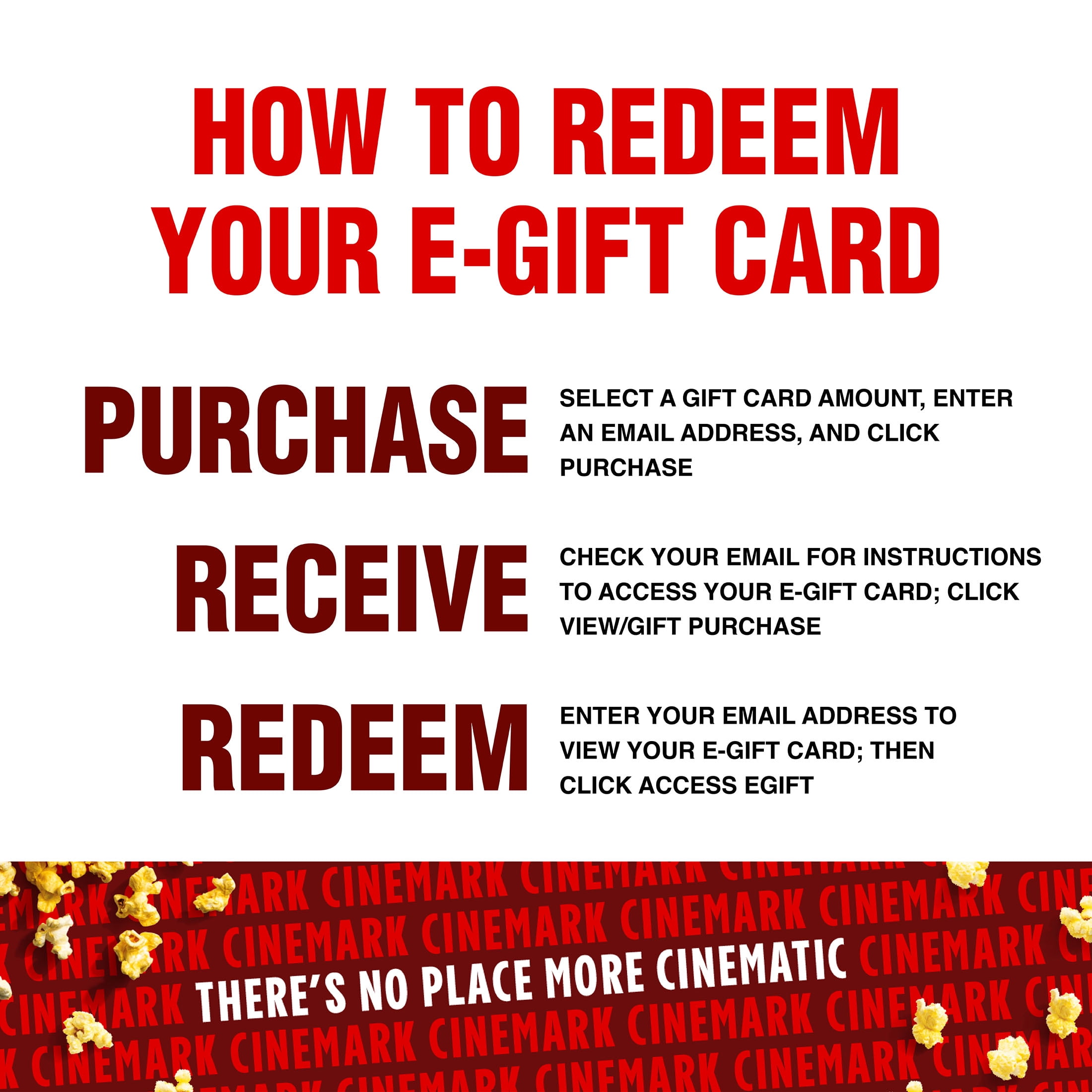 Cinemark $50 Congratulations eGift Card [Email Delivery]