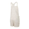 thumbnail image 6 of Women's Concepts Sport Cream San Francisco Giants Montana Hacci Knit Romper Overalls, 6 of 6