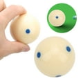 thumbnail image 4 of Dot-Spot Cue Ball, Pool Standard Ball,  Resin Material High Hardness For Billiard Training Home Red Dot,Blue Dot, 4 of 8