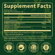 Mullein Drops for Lungs - Vegan Mullein Leaf Extract Liquid Tincture, Support for Respiratory, Immune, Digestive System, Natural Herbal Supplement, Non-GMO, 2 fl oz