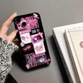 thumbnail image 2 of BO0257PINK-Black Angel Eye Frosted TPU Painting-None, 2 of 5