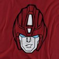 thumbnail image 2 of Transformers Hot Rod Head Women's T Shirt, Cardinal, 2X-Large, 2 of 6