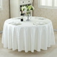thumbnail image 6 of Votnto Hotel Wedding Tablecloths Restaurant Round Table Cloths Dining Table Covers Washable Table Clothes Cover for Wedding, Graduation & Banquet Beige, 6 of 6