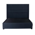 thumbnail image 1 of Box Base Cama + Cabecera Queen Size Lugo Azul, 1 of 8
