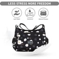 thumbnail image 4 of AOUNQ Crossbody Purses and Handbags for Women Multi Pocket Floral Shoulder Bags Ladies Casual Nylon Purse, 4 of 6