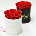 thumbnail image 3 of Caja de rosas ROSE con 14 rosas infinitas rojas preservadas rosa eterna, 3 of 7