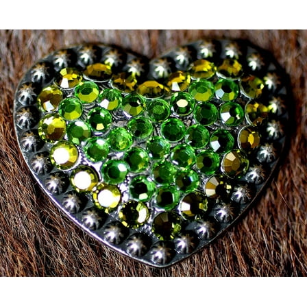 4 Conchos Rhinestone Horse Saddle Western  Heart CO25