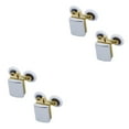 thumbnail image 2 of Scienceny Puerta de ducha con polea de cobre, de vidrio deslizante, rodillo de cobre, rueda doble colgante, accesorios de baño, 2 uds. G60 2piezas Scienceny CBP090890, 2 of 5