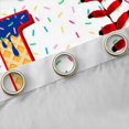 thumbnail image 5 of Erosebridal Cartoon L Letter Curtains Pack of 2 (42x84 Each), Boys Baseball Game Curtains Blackout, 5 of 6