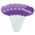 thumbnail image 1 of Comoros Heart Love Cupcake Picks Toppers - Set of 6, 1 of 1