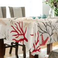 thumbnail image 5 of Yayeee Tablecloths 54" x 54" Rectangle Wrinkle Resistant Party Table Cover, Light Starfish, 5 of 8