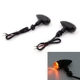 thumbnail image 2 of 2Pcs Black Bullet Turn Signal Light For Harley Softail Dyna Sportster V-Rod, 2 of 4