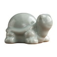 thumbnail image 2 of HomeLife Turtle Ornament Ceramic Turtle Tea Pet Figurine Smooth Touch Turtle Statue for Home Office Party Decoration, 2 of 13