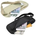 thumbnail image 2 of Jkerther Travel Pouch Hidden Wallet Passport Money Waist Belt Bum Hip Bag Slim Fanny Pack, 2 of 6