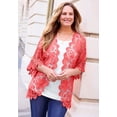 thumbnail image 2 of Catherines Women's Plus Size Graceful Crochet wrap, 2 of 3