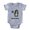 Heather Grey, variant on CafePress - FIN Tibetan Terrier Love - Cute Infant Baby Football Bodysuit