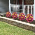 thumbnail image 5 of olkpmnmk Artificial Flowers for Outdoor Indoor Fake Plants, Artificial Flowers with Ground Garden Stake, UV Resistant Faux Greenery Shrubs, Fake Plants for Garden Yard Porch Patio, 5 of 5