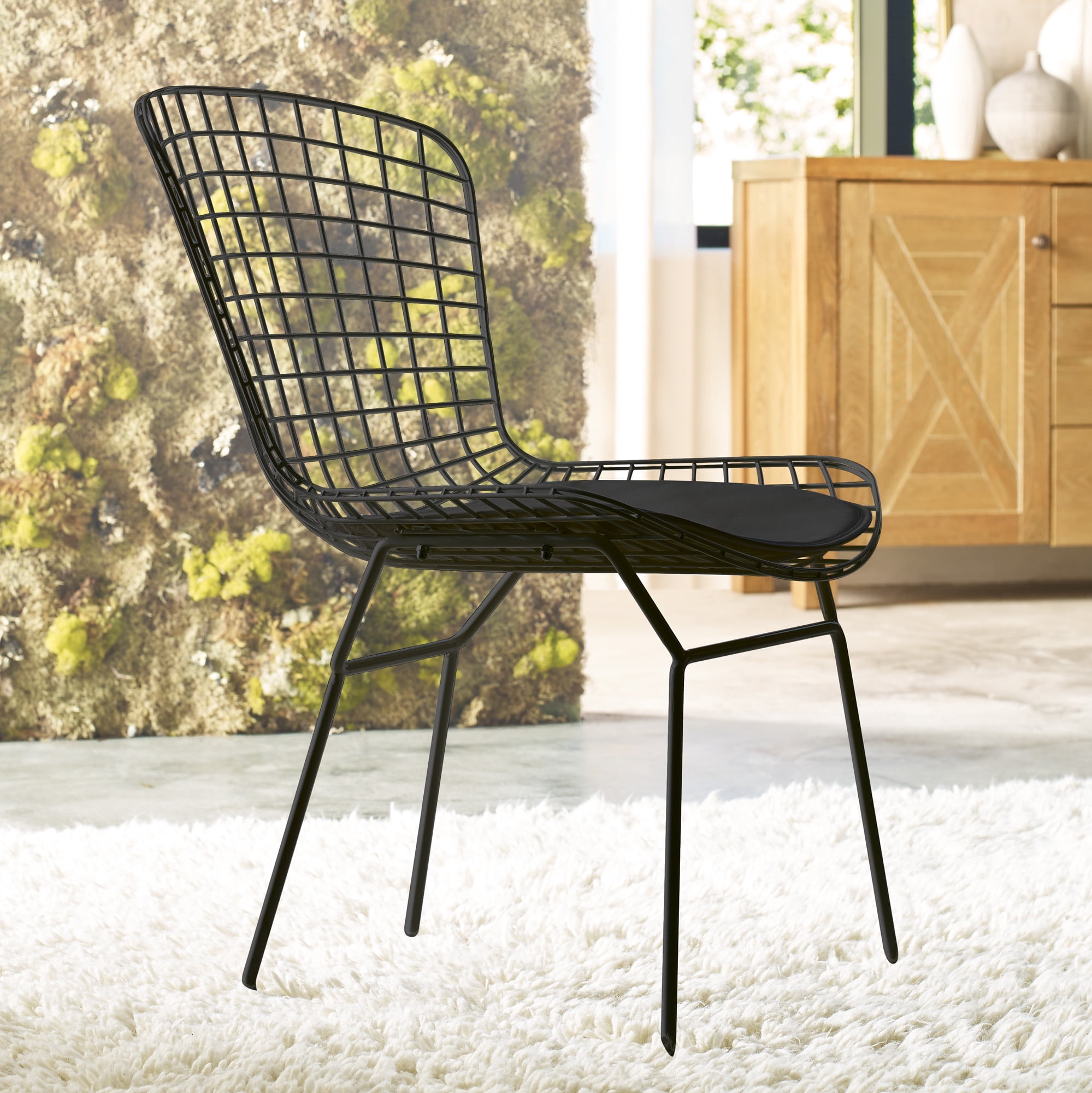 Elle Decor Holly Dining Chair Set of 2 Black