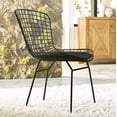 thumbnail image 3 of Elle Decor Holly Dining Chair Set of 2 Black, 3 of 8
