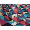 thumbnail image 4 of Ambesonne Modern Quilted Bedspread Set 3 Pcs, Visual Patchwork Retro, King Size, Multicolor, 4 of 5