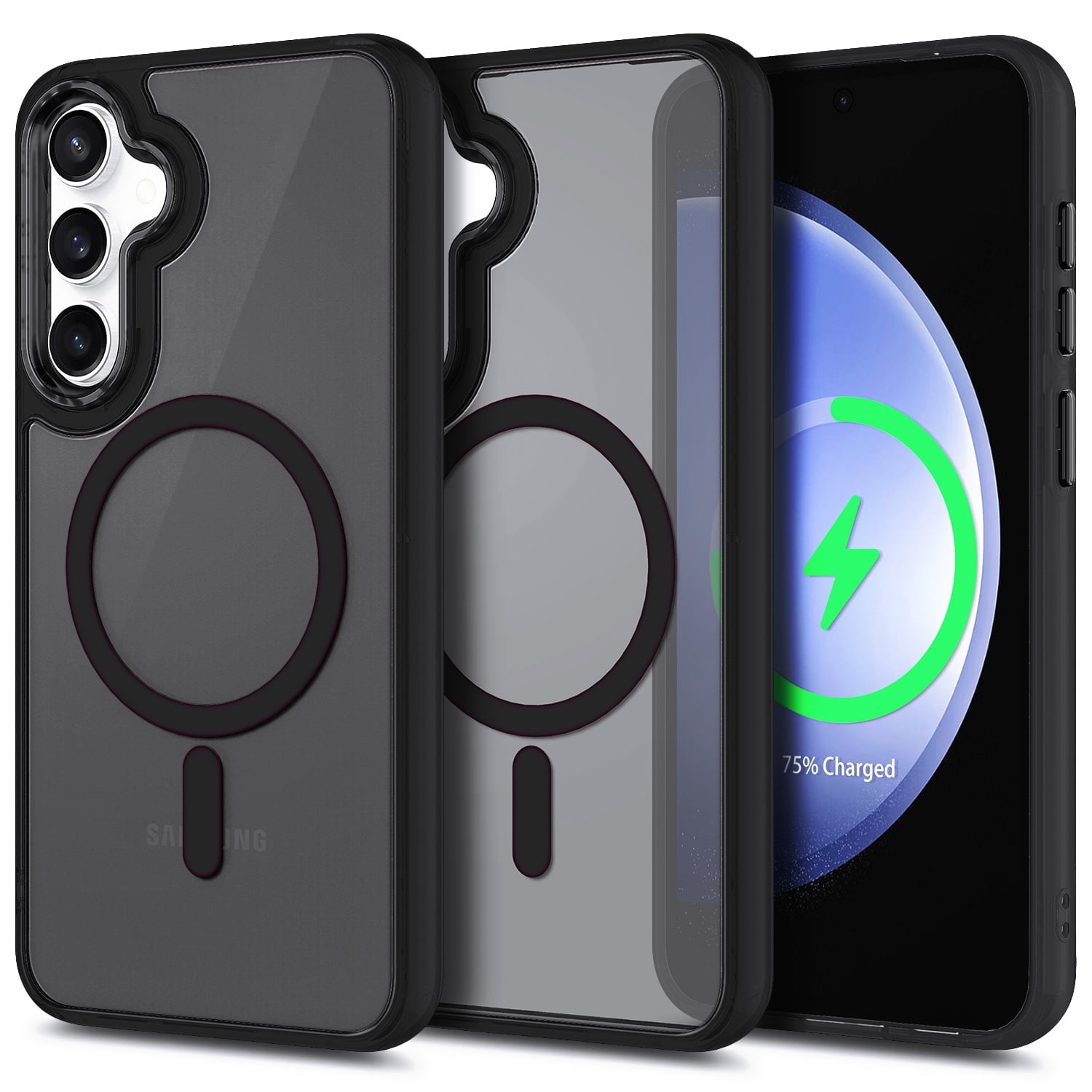 NGB SUPREMACY For Samsung Galaxy A16 5G Phone Case Wireless Charging MagSafe/Qi Magnetic Car Mount Galaxy A16 Case Cover