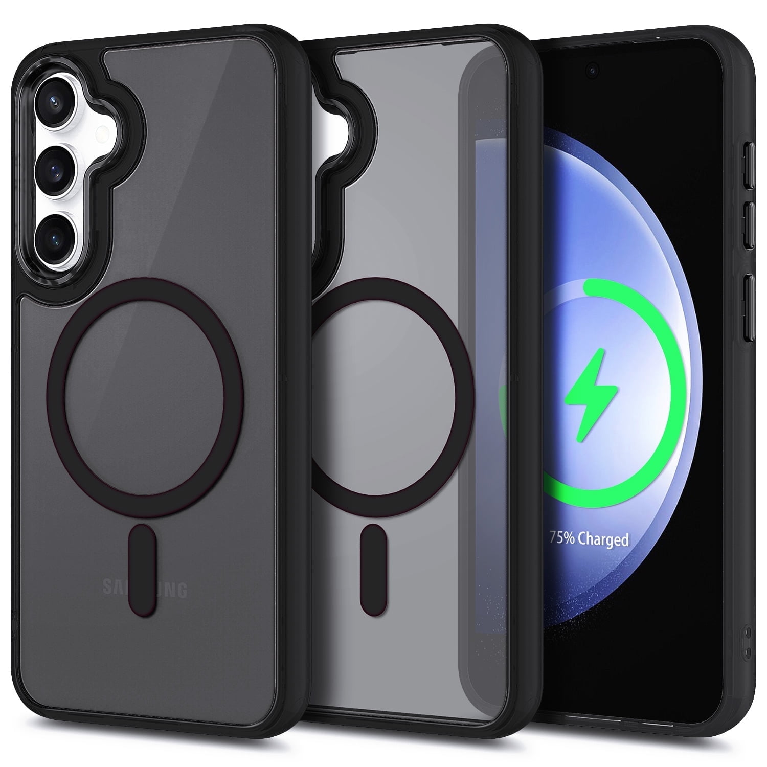 NGB SUPREMACY For Samsung Galaxy A16 5G Phone Case Wireless Charging MagSafe/Qi Magnetic Car Mount Galaxy A16 Case Cover