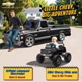 thumbnail image 3 of Chevrolet Cheyenne 24 Volt Ride on Toys with Remote, Ride on Truck for Big Kids, Joyracer Power Car Wheels with Bluetooth, Black, 3 of 12