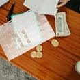 thumbnail image 1 of OULII 10 Sheets of Coin Binder Sleeves Transparent Plastic for Coin Collectors, 1 of 7