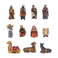 thumbnail image 2 of 11 Uds. de nacimiento, navideñas de resina, pesebre religioso, decoración para fiesta, iglesia, estante, colección de coches Gloria estatuilla de jesus, 2 of 9
