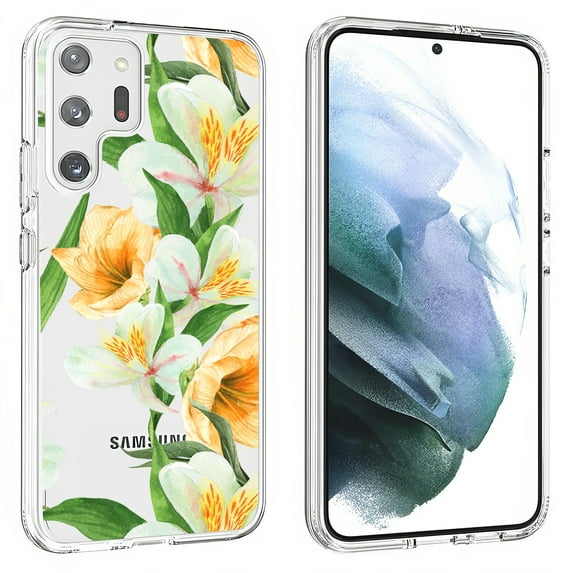 TalkingCase Slim Phone Case Compatible for Samsung Galaxy S23 Ultra 2023, Flower 10 Print, Lightweight, Flexible, USA