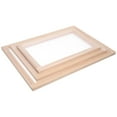 thumbnail image 1 of CATIEBYE 3Pcs Handmade Paper Mold Set with Strong Wooden Frame and Mesh for Crafting, 1 of 6