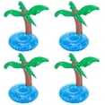 thumbnail image 4 of Floating Cup Mat, Place Cups PVC Plastic Coconut Tree Shape Pool Accessory Inflatable Cup Coaster, Full Inflated In 10 Seconds For Beach Swimming Pool Party, 4 of 8