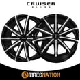 thumbnail image 2 of 22x9.5 Cruiser Alloy 927MB Spectrum Blk & Mach Wheel 6x135/6x5.5 (25mm), 2 of 5