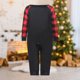 thumbnail image 5 of Pijamas Navideñas Conjunto de 2 piezas a juego Conjunto de pijamas casuales Conjunto de ropa para el hogar Ygjytge Negro*T 0-6 M*Bebé Única para Unisex, 5 of 6