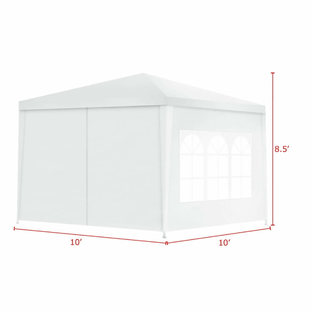 Aimee Lii 10 x 10 Feet Outdoor Side Walls Canopy Tent with 4 Removable Sidewalls, Outdoor Canopy for Backyard