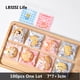 thumbnail image 2 of LBSISI Life, 7 x 7 + 3 cm, paquete pequeño de plástico para jabón, bolsa para galletas de caramelo, para turrón dulce, boda, bolsa autoadhesiva, regalo de joyería de polietileno, 100, 2 of 5