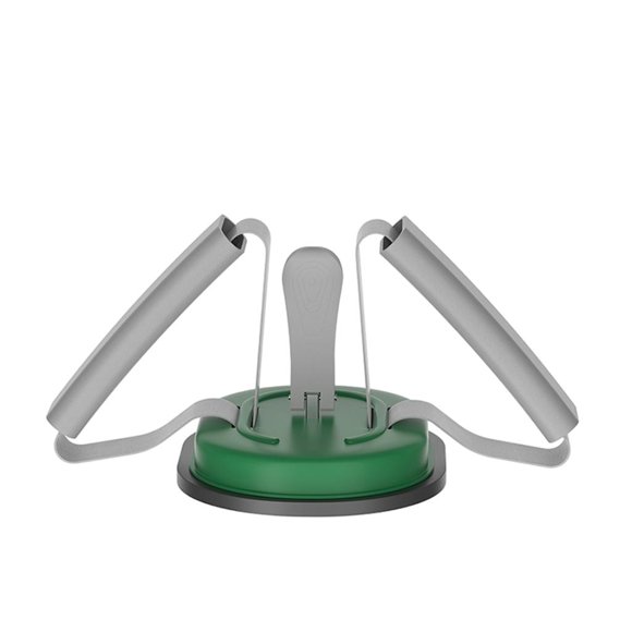 S SERENABLE Portable Sit-up Bar,Upgraded Design Big Suction Cups Sit Up Bar Assistant Device Green Grey