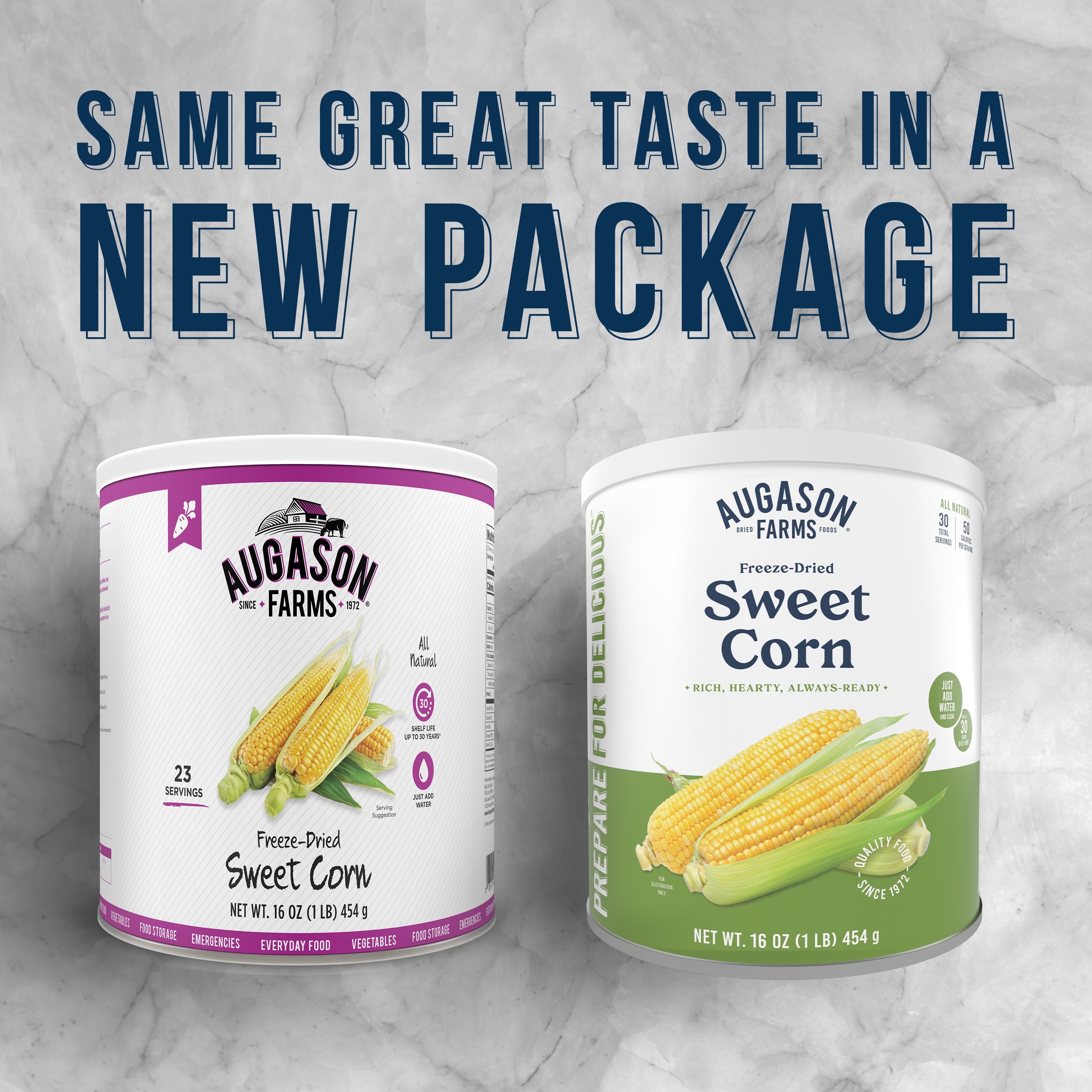 (3 pack) Augason Farms Freeze Dried Sweet Corn Can, Emergency Food Supply, Everyday Meals, 30 Servings