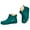 Green, variant on Water Shoes for Women Outdoor Slip Durable Rain Boots Pull on Waterproof Platform Ankle Boots(Black,7.5)