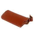 thumbnail image 1 of Lighter Leather Case, Clasp Design Leather Lighter Cover Tear Resistant Hand Cutting Hand Made  For Outdoor For Camping Coffee, 1 of 8