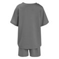 thumbnail image 5 of Ruyang Teenager American Outfits Boys Girls Summer 2 Piece Shirts Short Sets Sports Cotton Clothes Suits Cute Bow Print Shirt, 5 of 6